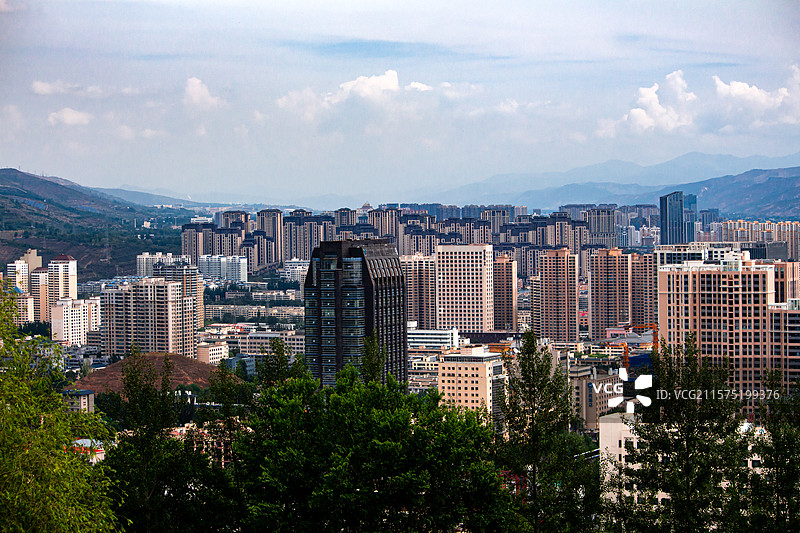 西宁城区即景图片素材