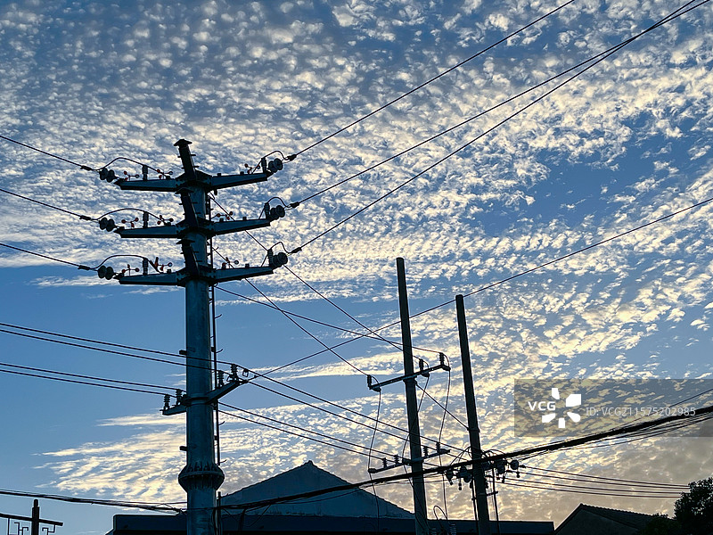 宝应县西安丰镇的白云图片素材