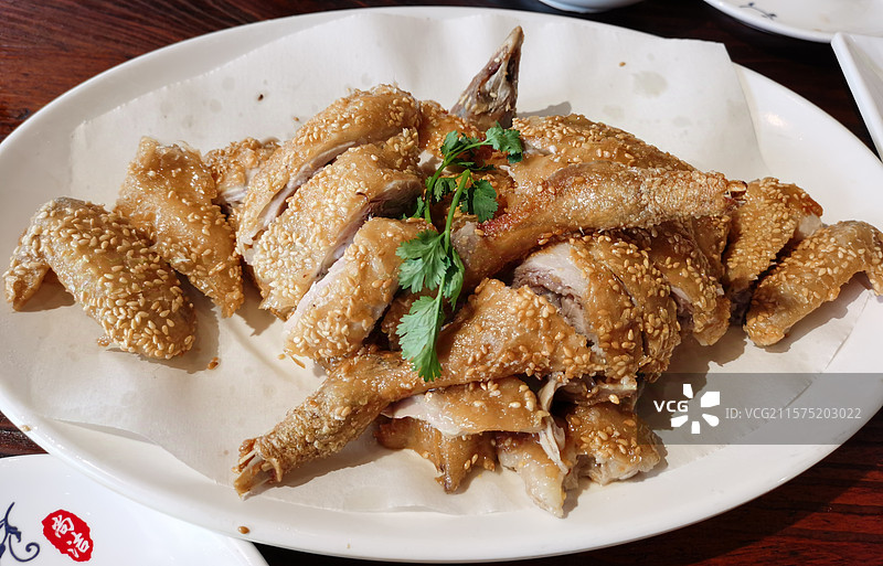 芝麻鸡图片素材