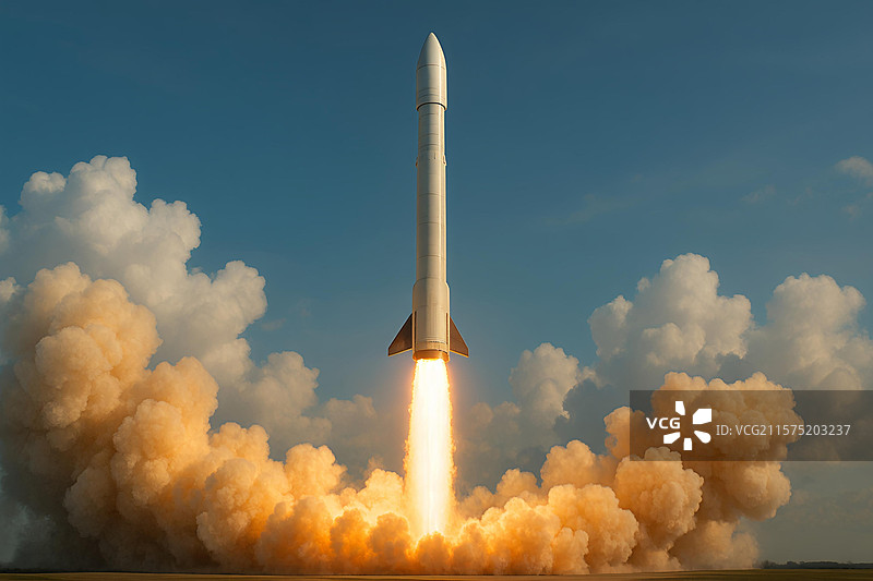商业航天火箭发射图图片素材