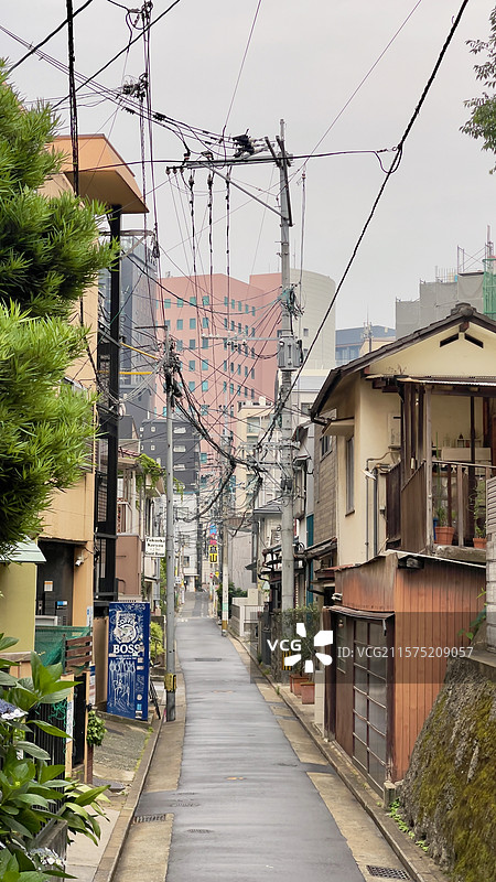 福冈城市街头道路图片素材