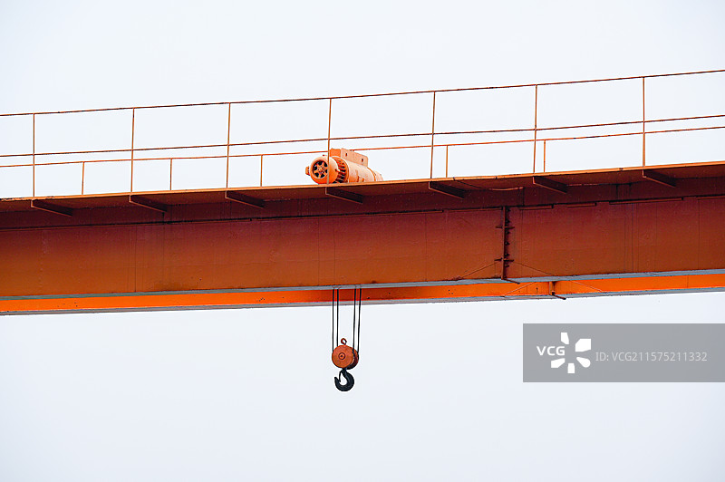 桁架 桁车 工业风 金属 1918 橙色 上海世博文化公园 温室花园图片素材