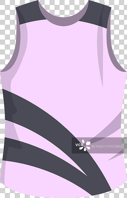 女士粉色运动衫，带黑色条纹图片素材