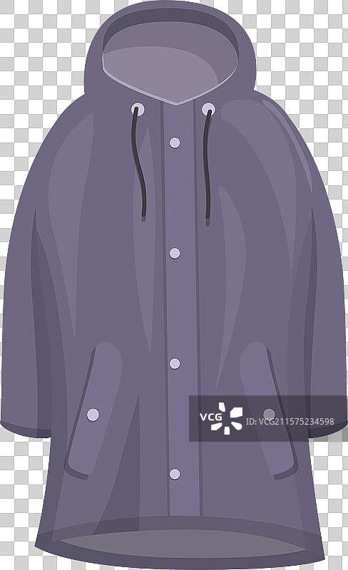 防水雨衣保护您免受寒冷和雨水的侵袭图片素材