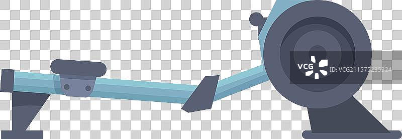 现代划船机提供心肺锻炼图片素材