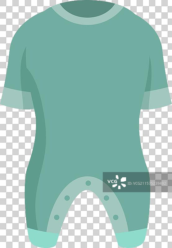 短袖婴儿连体衣图片素材