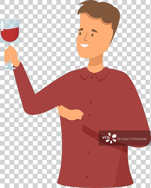 快乐的男人举杯祝酒图片素材