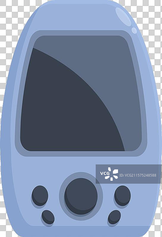 便携式游戏机，屏幕上显示内容图片素材