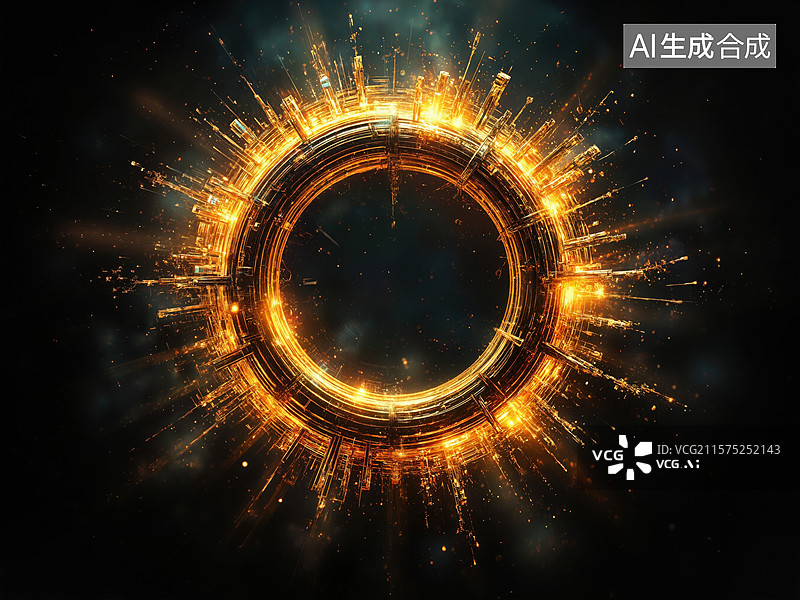 【AI数字艺术】未来科技之光图片素材