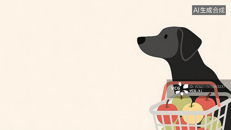 【AI数字艺术】2D卡通居右图片素材