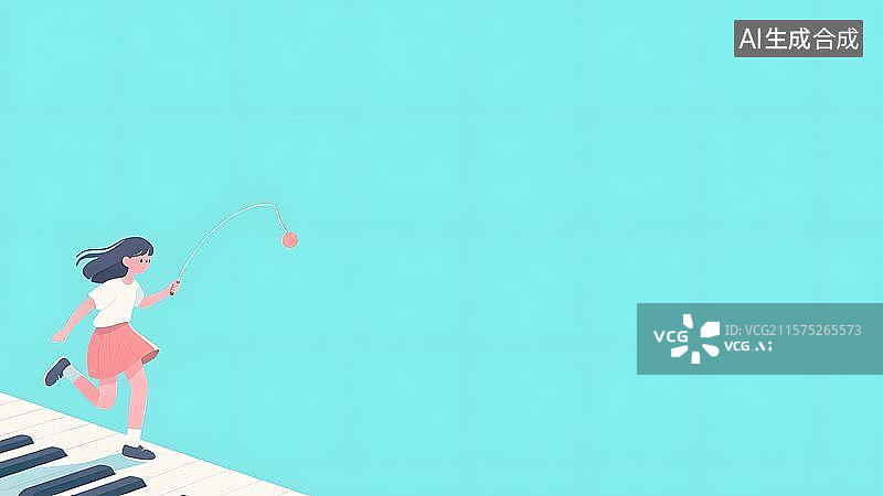 【AI数字艺术】2D卡通左下图片素材