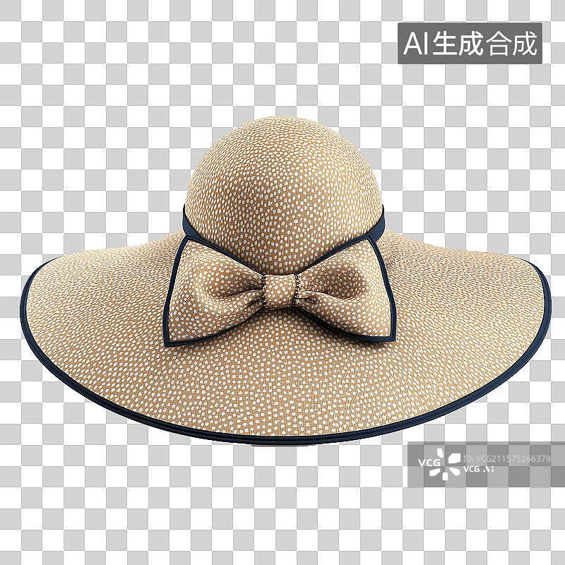 【AI数字艺术】带有蝴蝶结的帽子图片素材