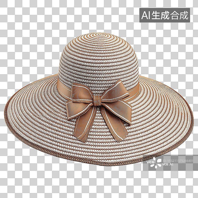 【AI数字艺术】带有蝴蝶结的帽子图片素材
