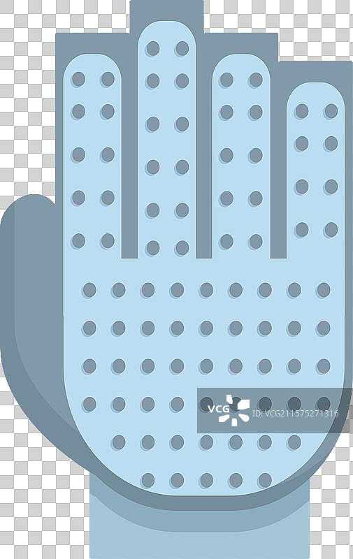 戴着蓝色工作手套的建筑工人图片素材