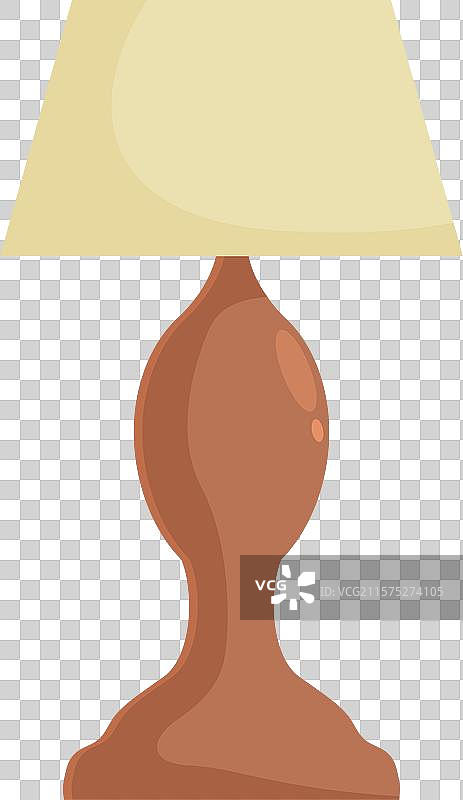 经典台灯照亮房间图片素材