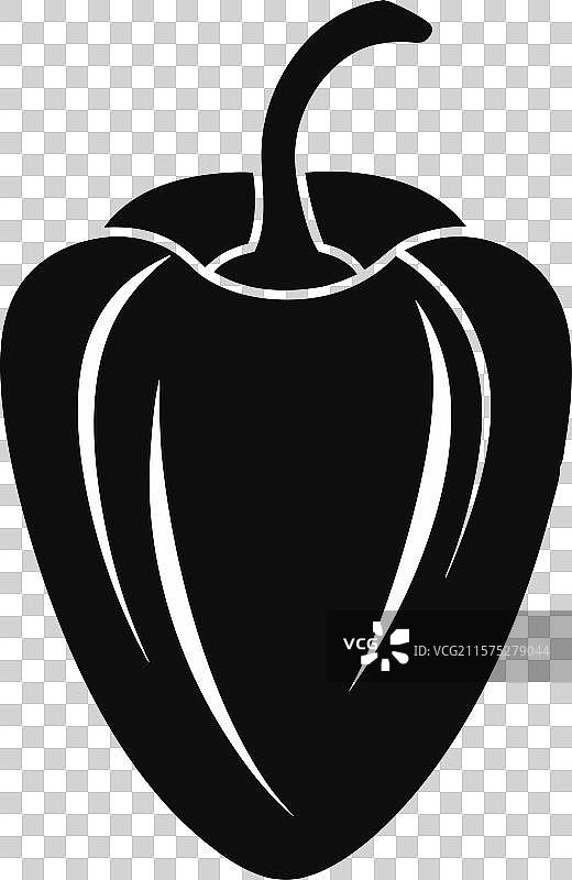 白色背景下的辣椒铃树图片素材