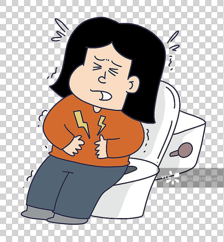 腹泻，食物中毒图片素材