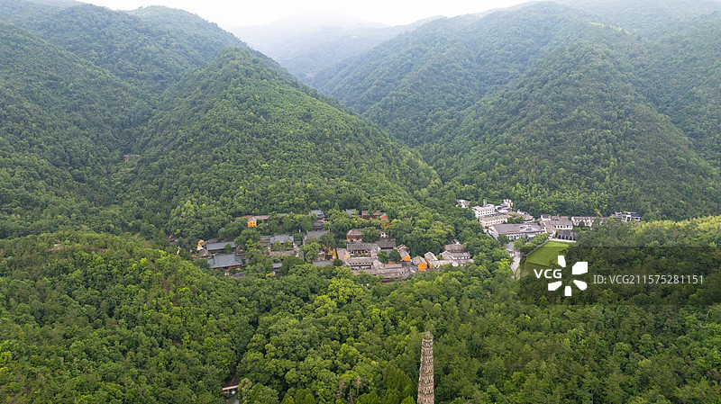 浙江台州天台县古刹国清寺图片素材