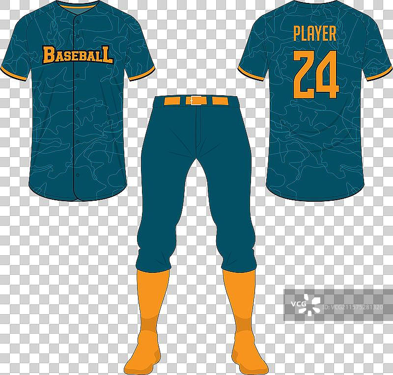 棒球制服模型模板设计图片素材