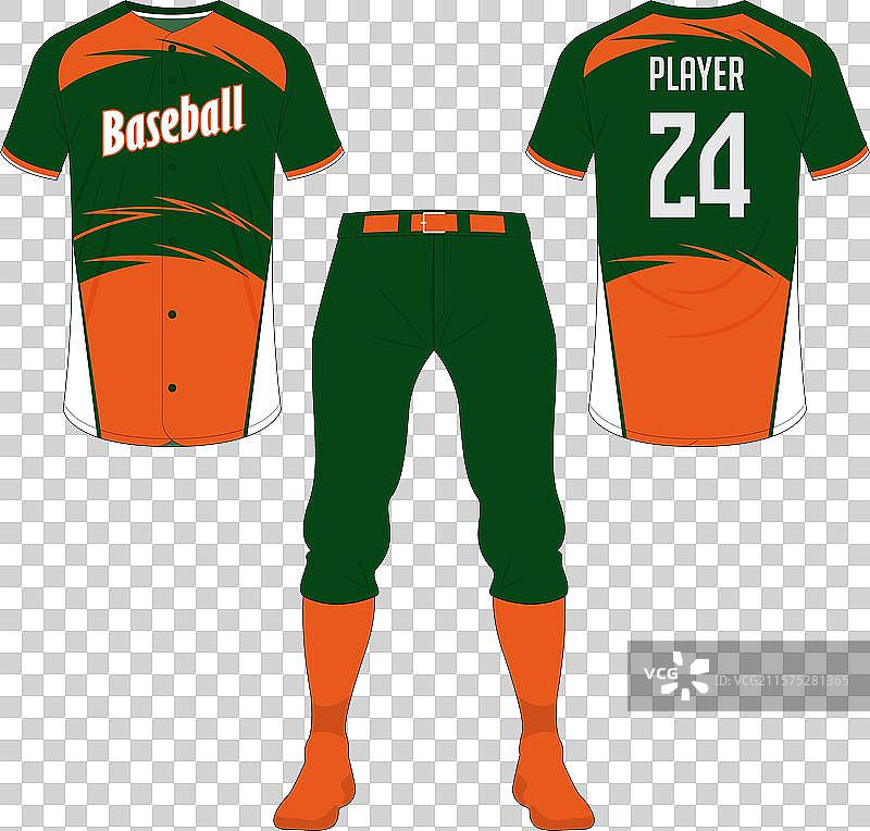 棒球制服模型模板设计图片素材