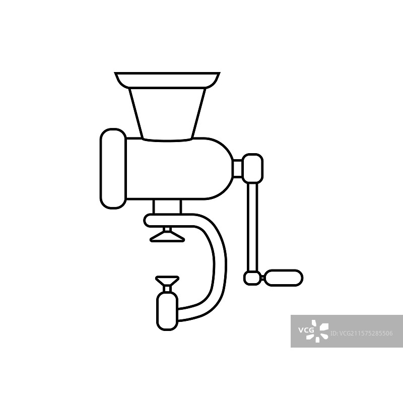 手动肉类绞肉机图标图片素材