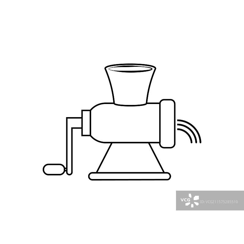 手动肉类绞肉机图标图片素材