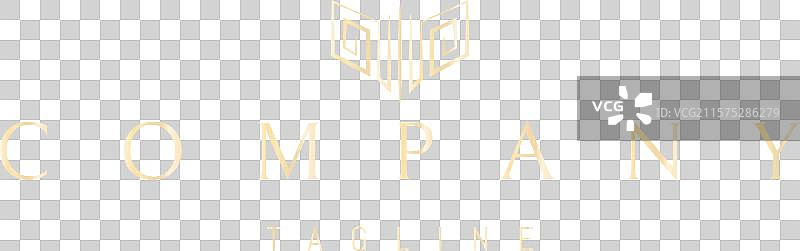 金色标志与抽象图像图片素材