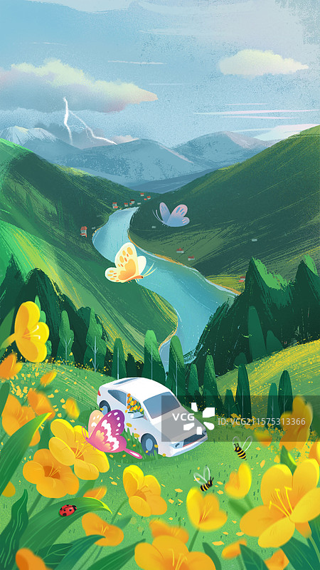 节气惊蛰／自然风光春雷图片素材