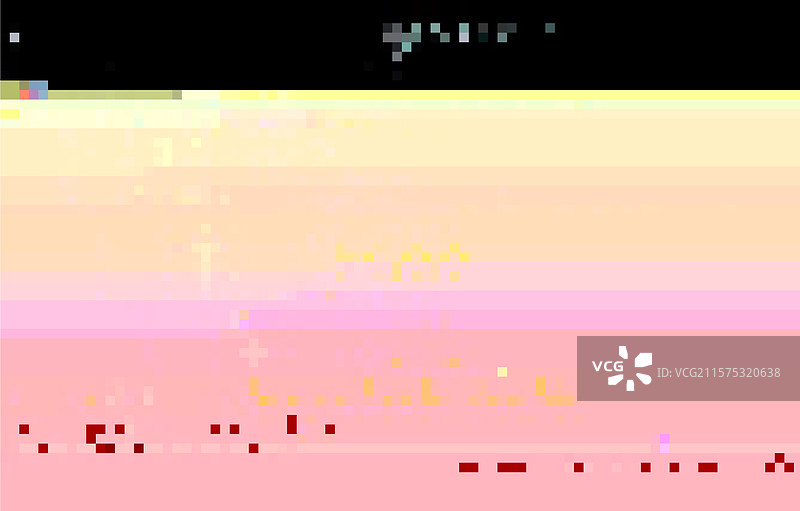 时尚的故障图案在黑色背景上的抽象设计图片素材