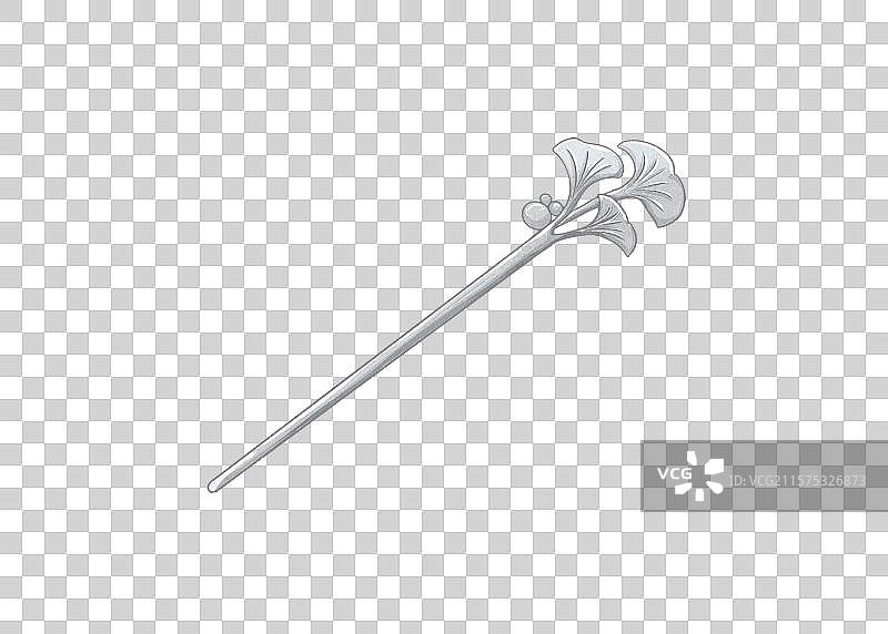 饰品首饰银簪子图片素材