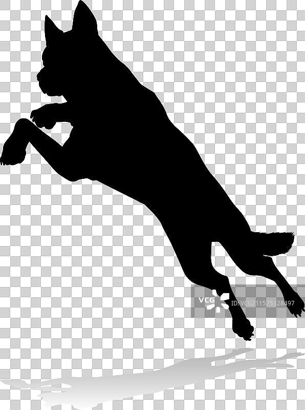 狗的轮廓宠物动物图片素材