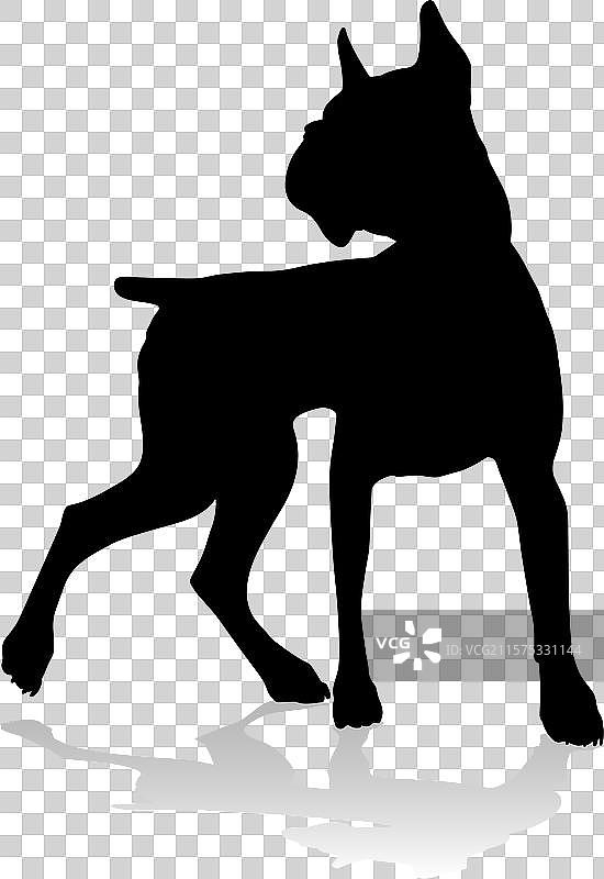 狗的轮廓宠物动物图片素材