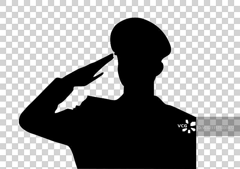 建党节建军节国庆节红色党政士兵解放军剪影素材图片素材