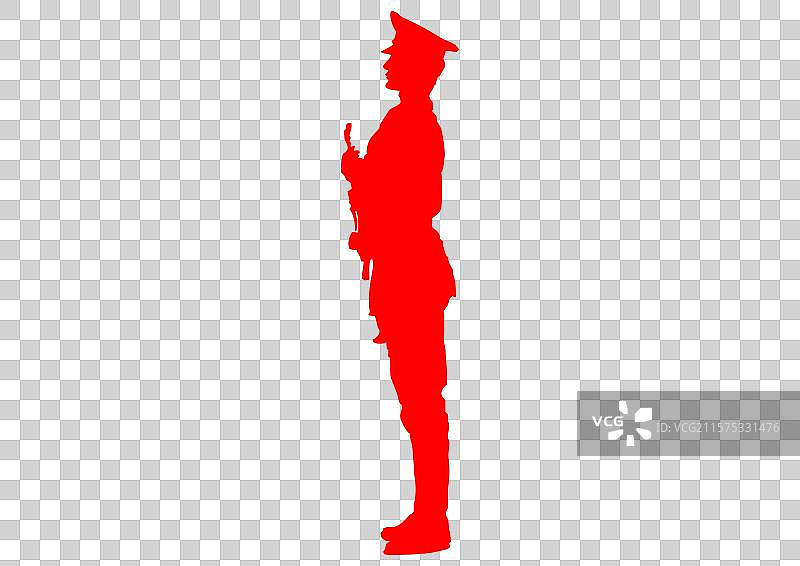 建党节建军节国庆节红色党政士兵解放军剪影素材图片素材