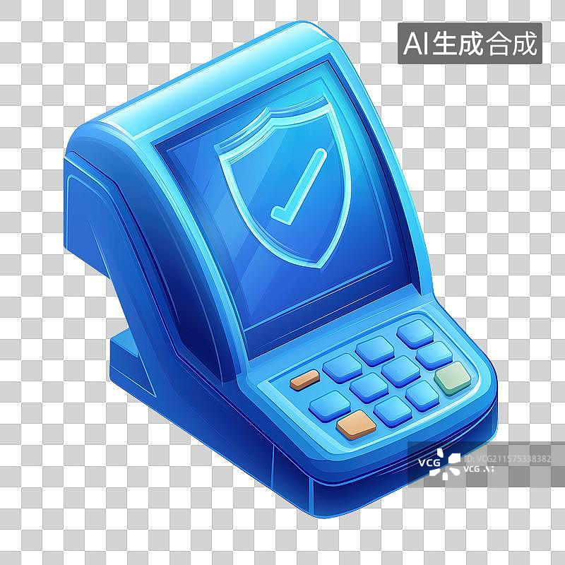 【AI数字艺术】现代安全收款终端图片素材
