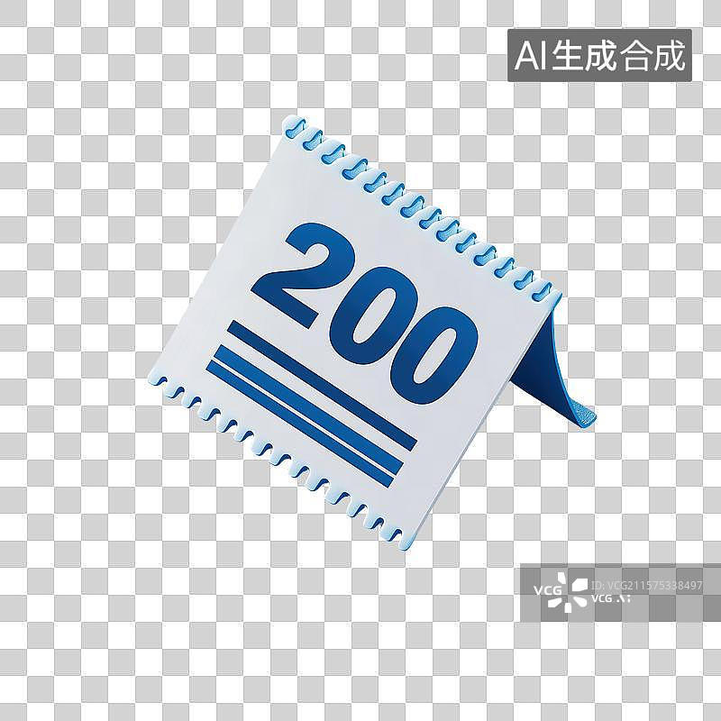 【AI数字艺术】餐桌号码牌200号图片素材