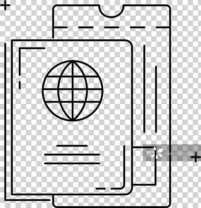 护照旅行文件身份移民图片素材
