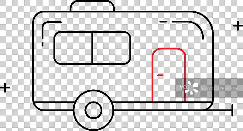 露营车 休闲房车 露营厢式车 房车 道路图片素材