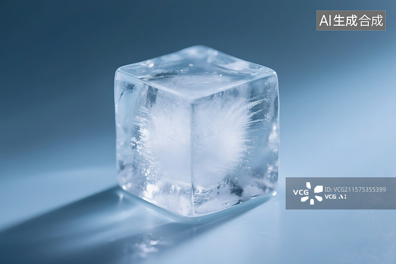 【AI数字艺术】冰块图片素材