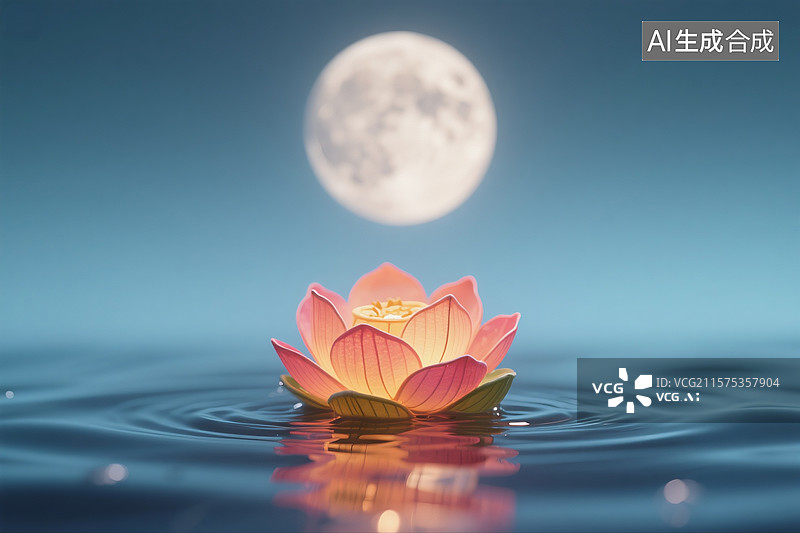 【AI数字艺术】中秋节灯笼花灯图片素材
