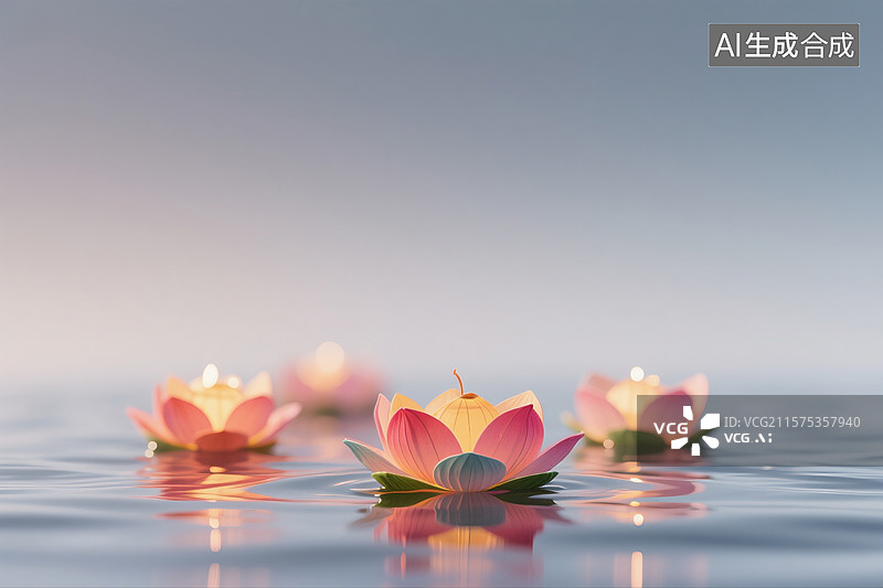 【AI数字艺术】中秋节灯笼花灯图片素材