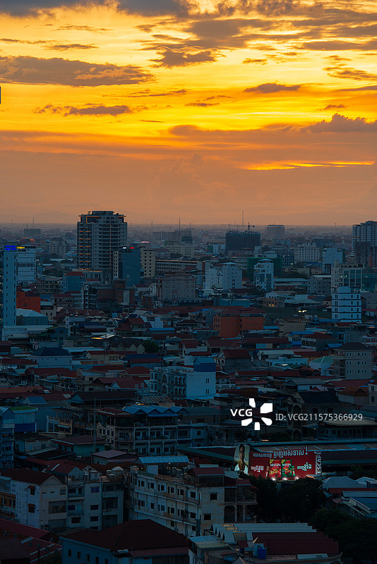 柬埔寨 金边 城市风光图片素材