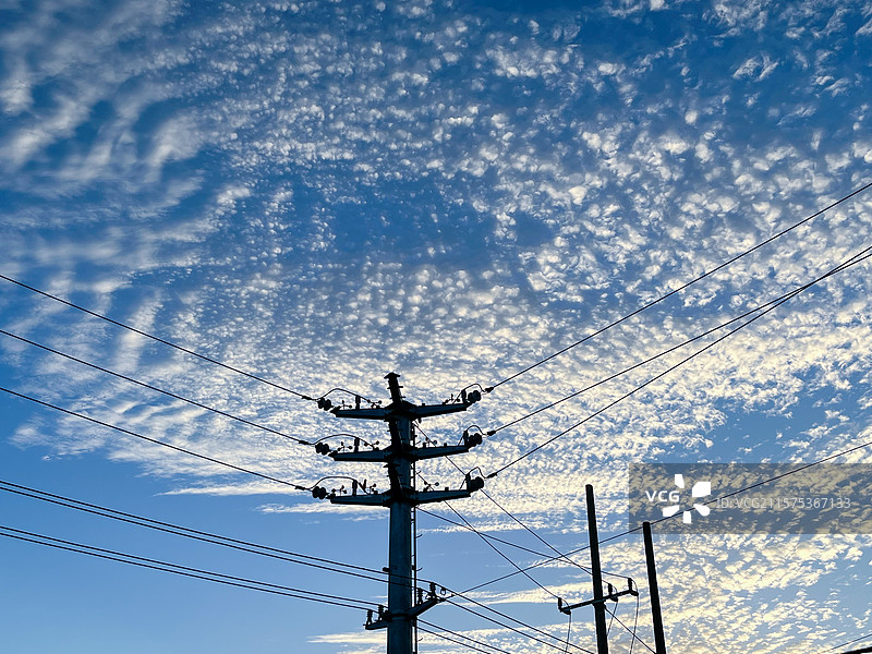 宝应县西安丰镇的白云图片素材