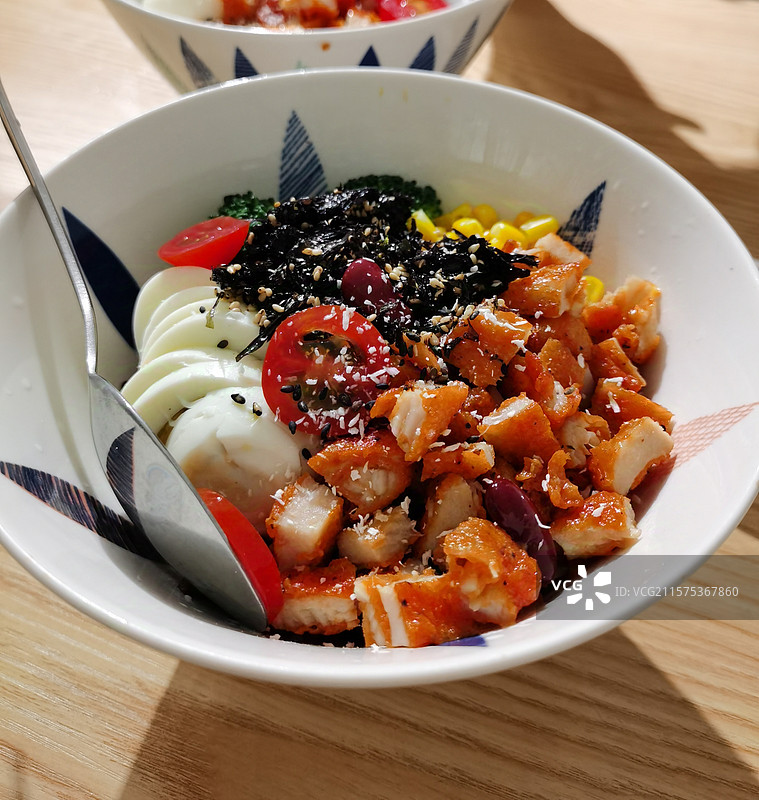 沙拉减脂餐图片素材