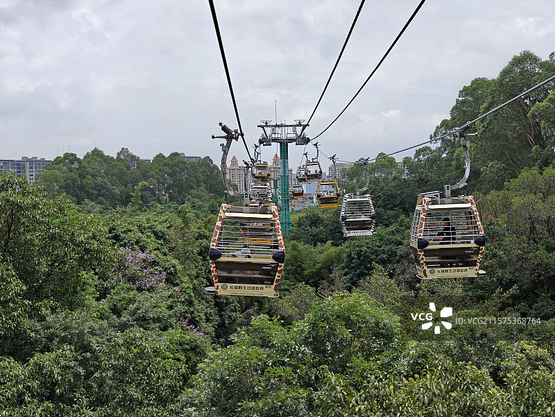 广州长隆野生动物世界-缆车图片素材