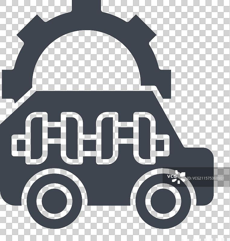 与汽车维护相关的曲轴图标图片素材