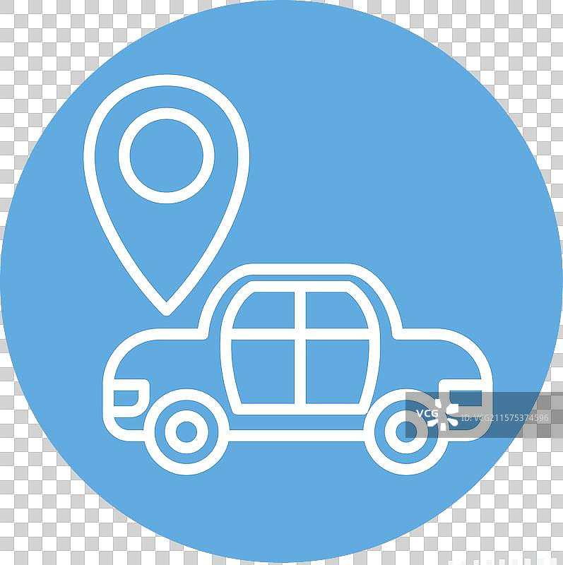 与汽车维护相关的图标地图传感器符号图片素材