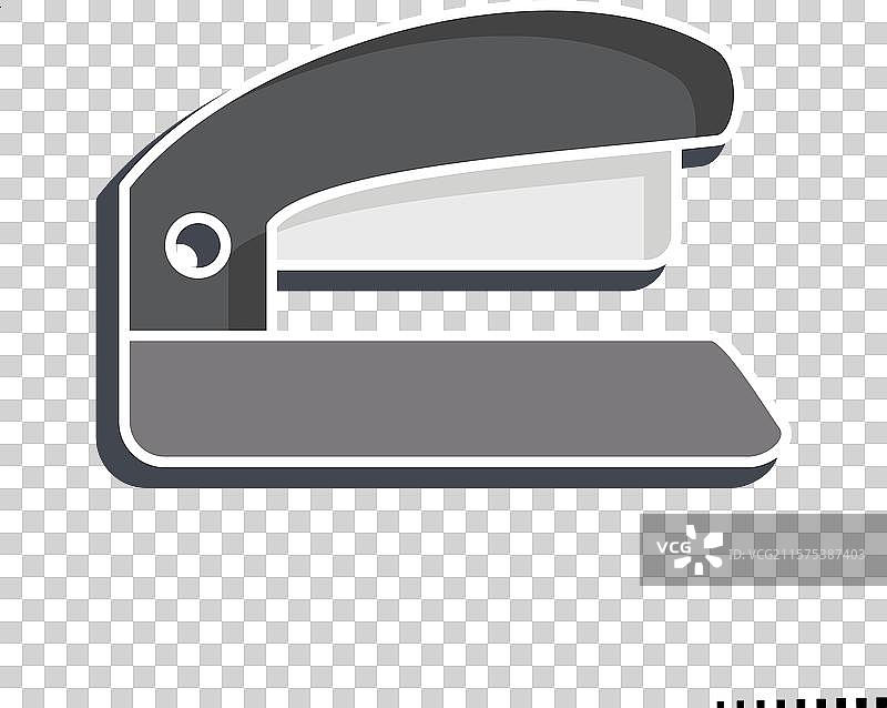 光泽感的办公符号图标订书机图片素材