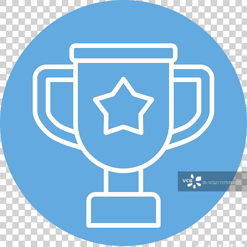 与办公室相关的图标奖杯，蓝色眼睛图片素材