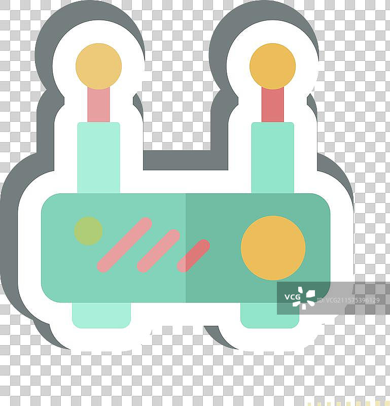 与办公室符号相关的简单贴纸路由器图片素材